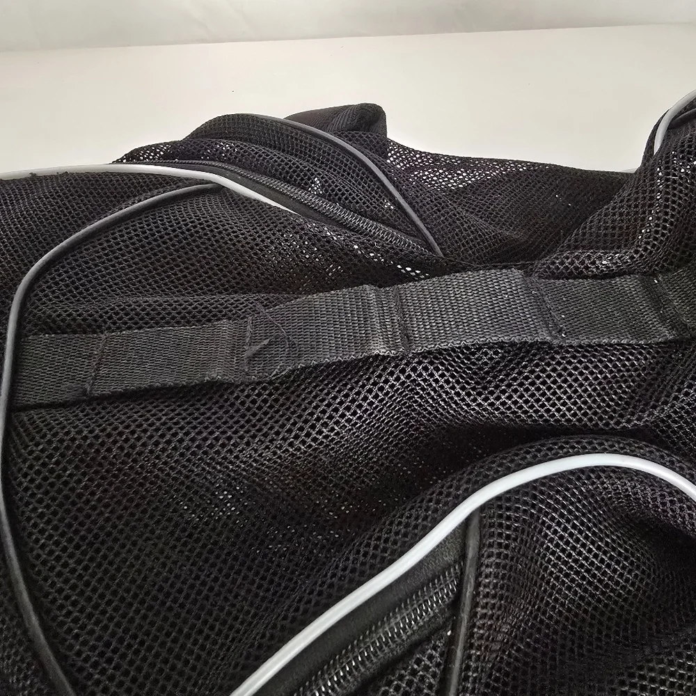 Nike Black Mesh Backpack Streetwear Gym Sports Beach Travel Bag